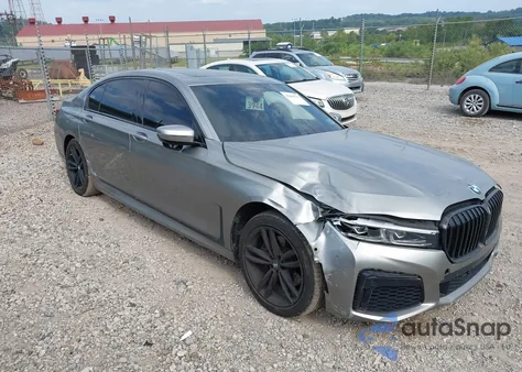 2021 BMW 740I xDrive from USA, damaged, VIN WBA7T4C03MCF42495